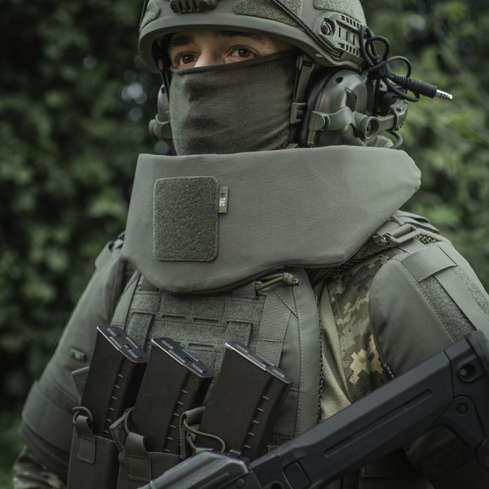M-Tac Горжет сумісний з активними навушниками 1 клас захисту Elite Ranger Green