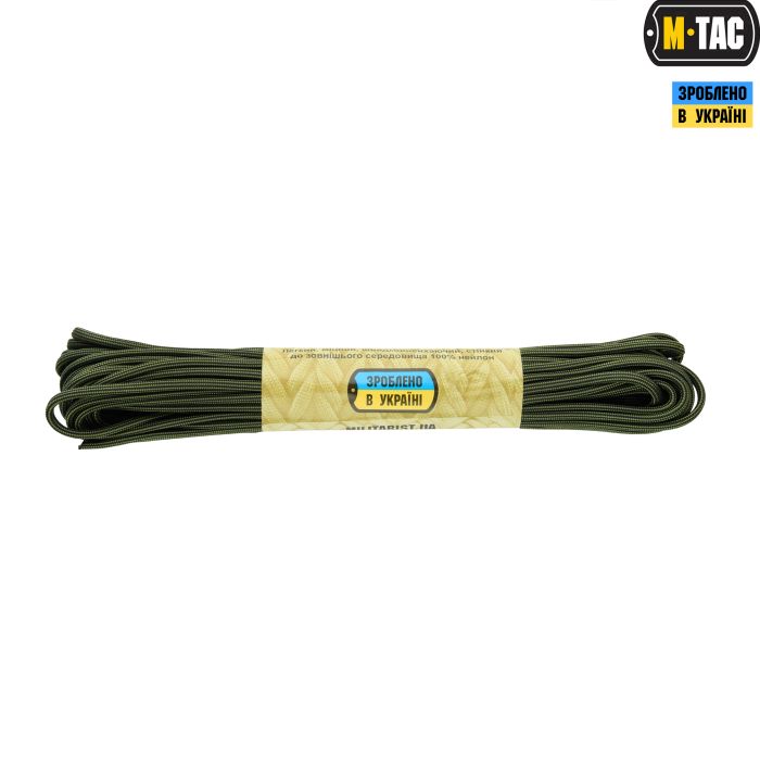 M-Tac паракорд 550 type III Green Snake 15м