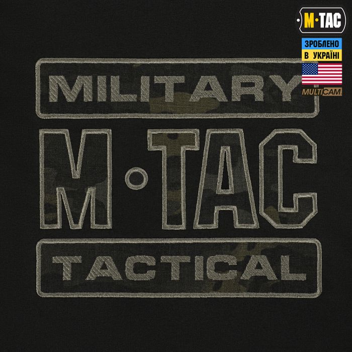 M-Tac кофта Hoodie Combat Black Multicam