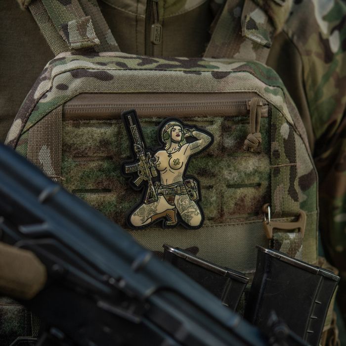 M-Tac нашивка Tactical girl №1 Skandinavik with Mjöllnir PVC MC