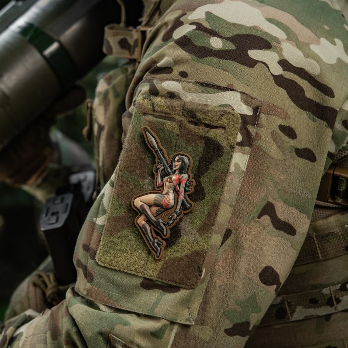 M-Tac нашивка Tactical girl №9 RPG PVC