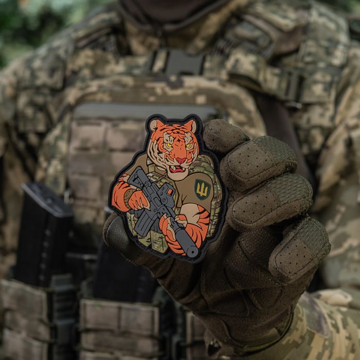 M-Tac нашивка Тигр загально військовий PVC