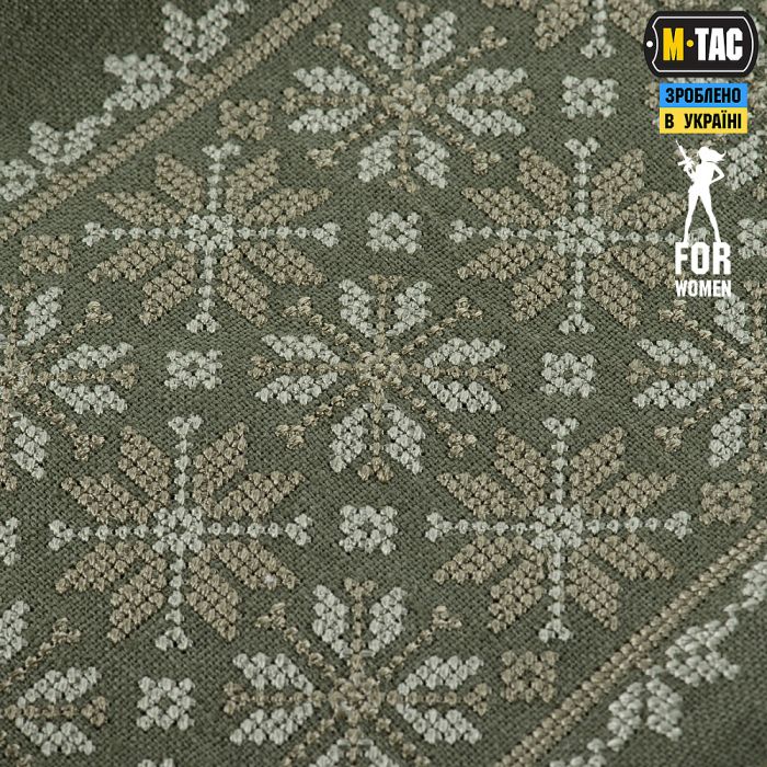 M-Tac вишиванка жіноча 100% льон тип 2 олива