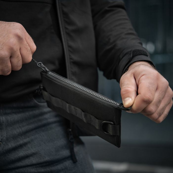 M-Tac гаманець горизонтальний з карабіном X-Pac Elite Black