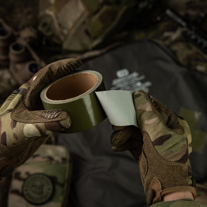 M-Tac армований скотч 50 мм 10 м олива