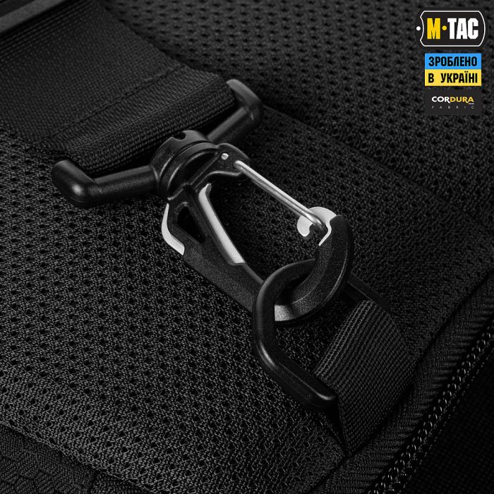 M-Tac сумка Admin Bag Medium Elite з липучкою Hex Black