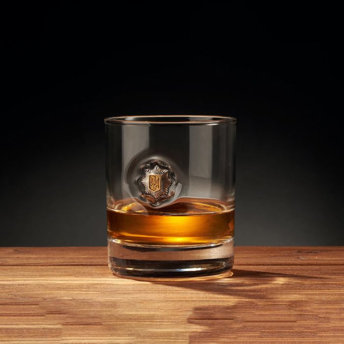 Gun And Fun стакан з емблемою Нацполіції України