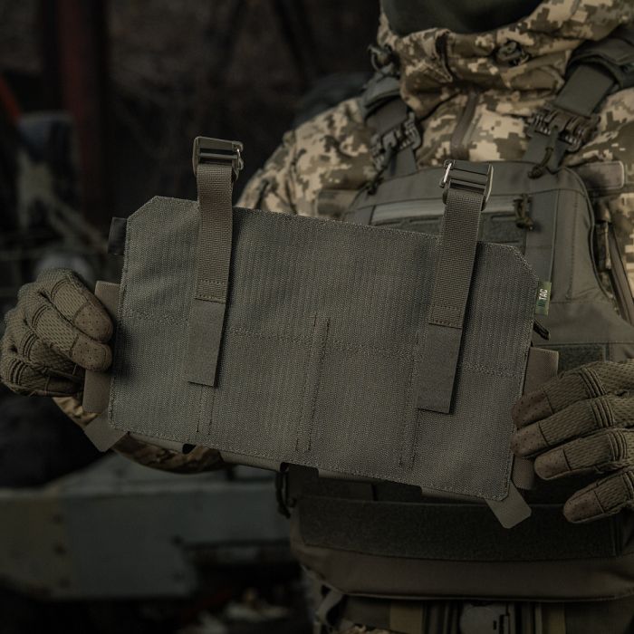 M-Tac передня панель для чохла бронежилета Sturm на 4 магазина Ranger Green