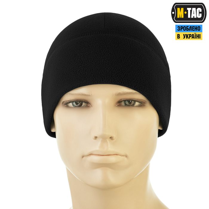 M-Tac шапка Watch Cap Elite фліс (320г/м2) with Slimtex Black