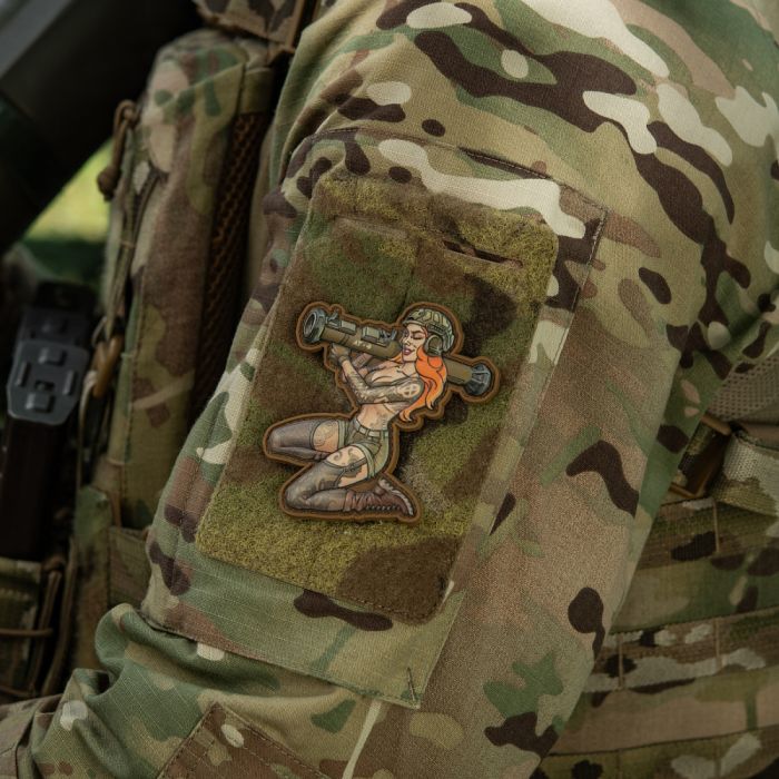 M-Tac нашивка Tactical girl №10 PVC Skandinavik