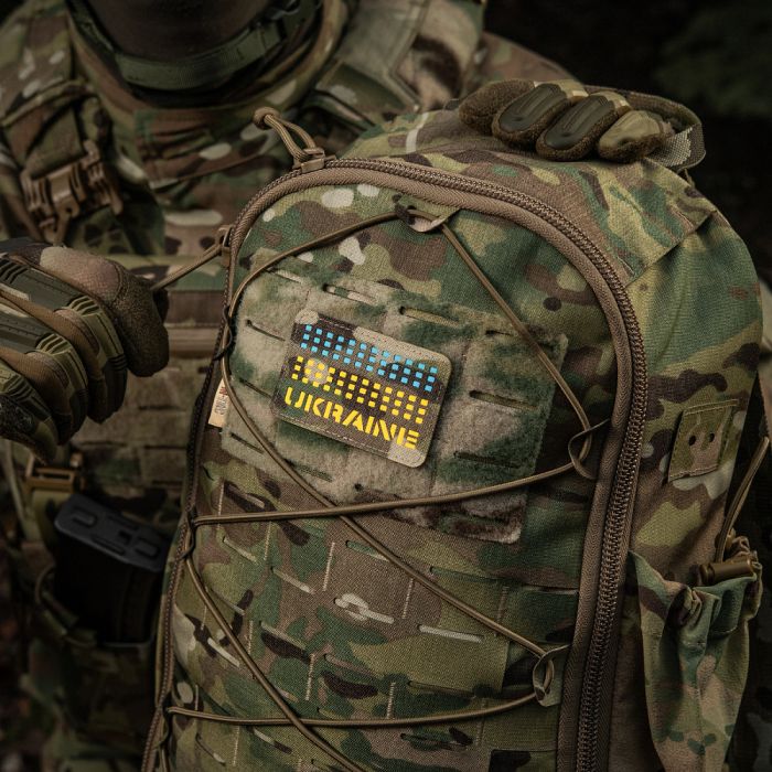 M-Tac нашивка Ukraine Laser Cut Multicam/Yellow/Blue/GID