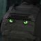 M-Tac нашивка Tiger Eyes Laser Cut (пара) Black/Green/GID