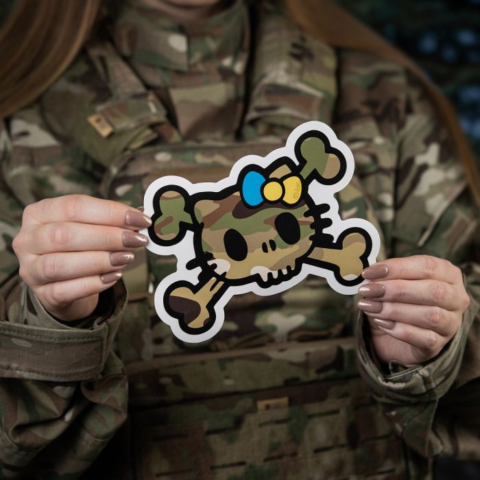 M-Tac наклейка Hello Kitty Large Multicam