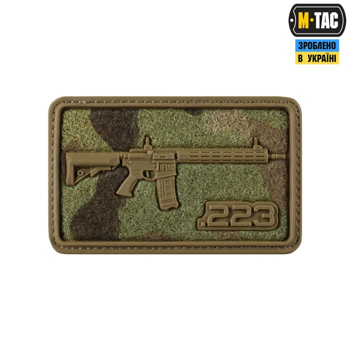 M-Tac нашивка AR-15 Velcro/PVC Multicam