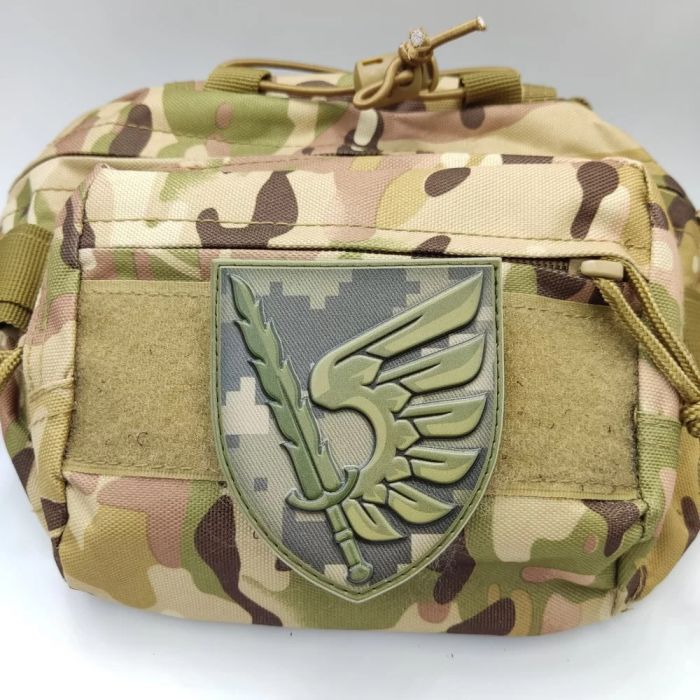 Шеврон ПВХ ЗСУ 79 ОДШБр піксель