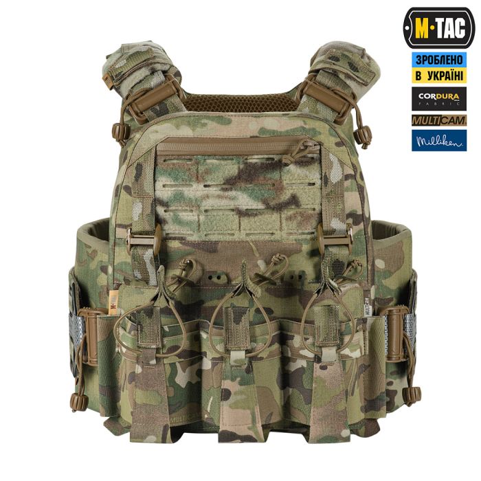 M-Tac плитоноска Cuirass Tiger FAST Elite (розмір плити М) Multicam