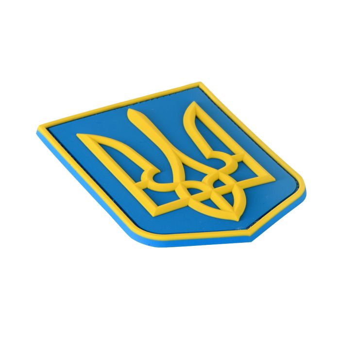 Нашивка герб України PVC великий кольоровий