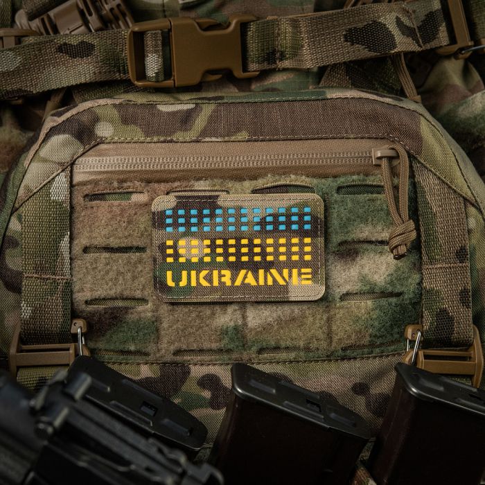M-Tac нашивка Ukraine Laser Cut Multicam/Yellow/Blue/GID