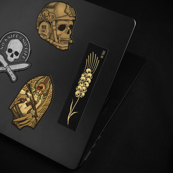 M-Tac наклейка Колосок (Черепа) Black