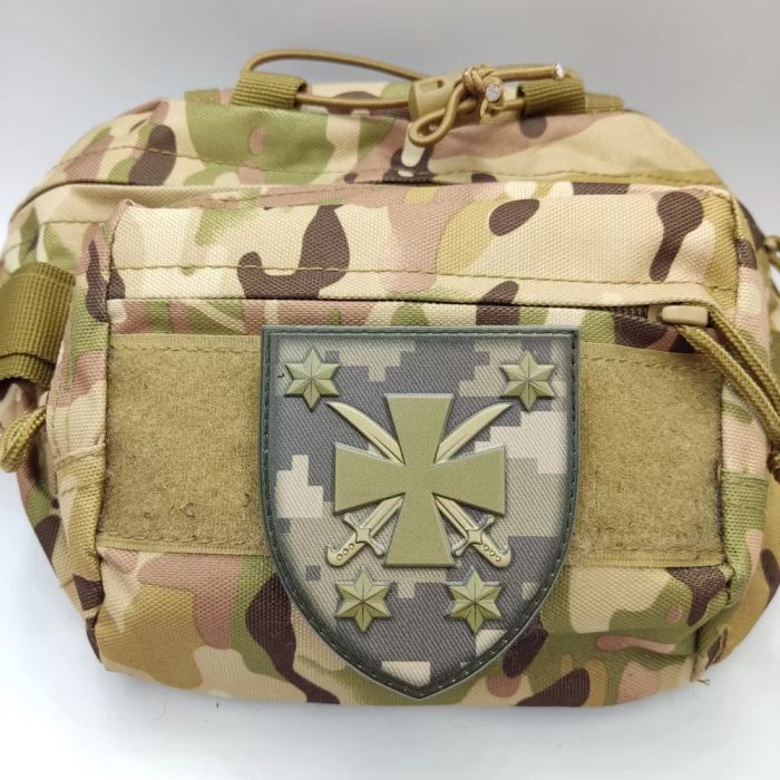 Шеврон ПВХ ЗСУ 116 ОМБр піксель