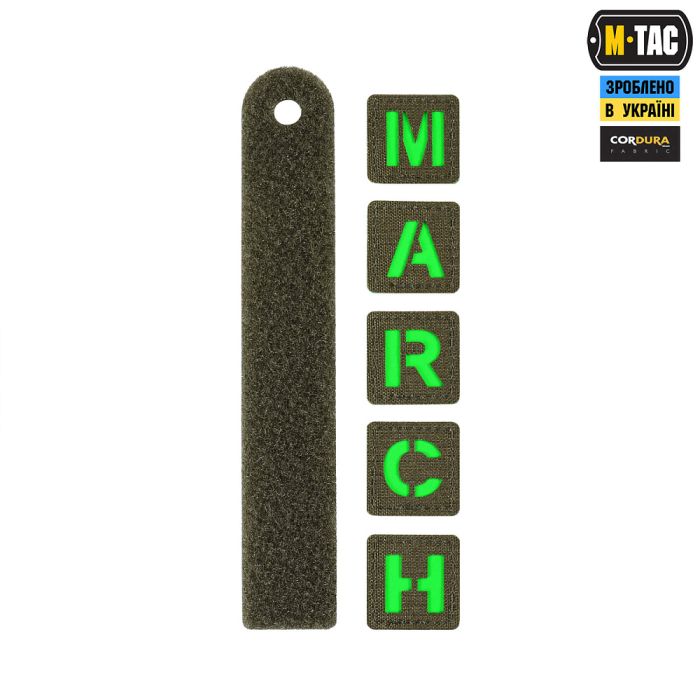 M-Tac нашивка MARCH Ranger Green/Green/GID