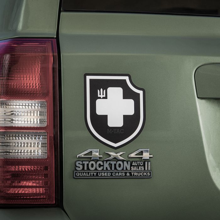 M-Tac наклейка Хрест ЗСУ Black