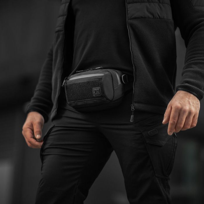 M-Tac сумка City Waist Bag з липучкою Lite-NR Elite Black