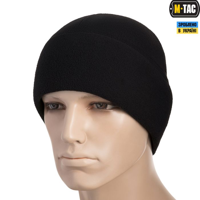 M-Tac шапка Watch Cap фліс (330г/м2) with Slimtex Black