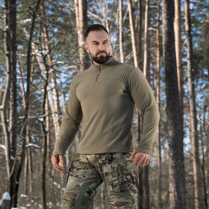 M-Tac термосорочка фліс Delta Level 2 Hex Tan