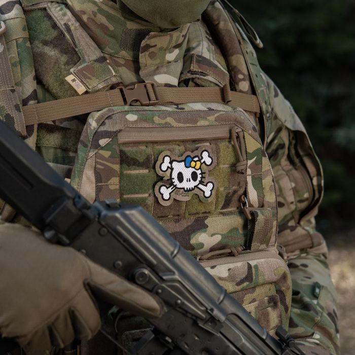 M-Tac нашивка KITTY (вишивка) White/Multicam