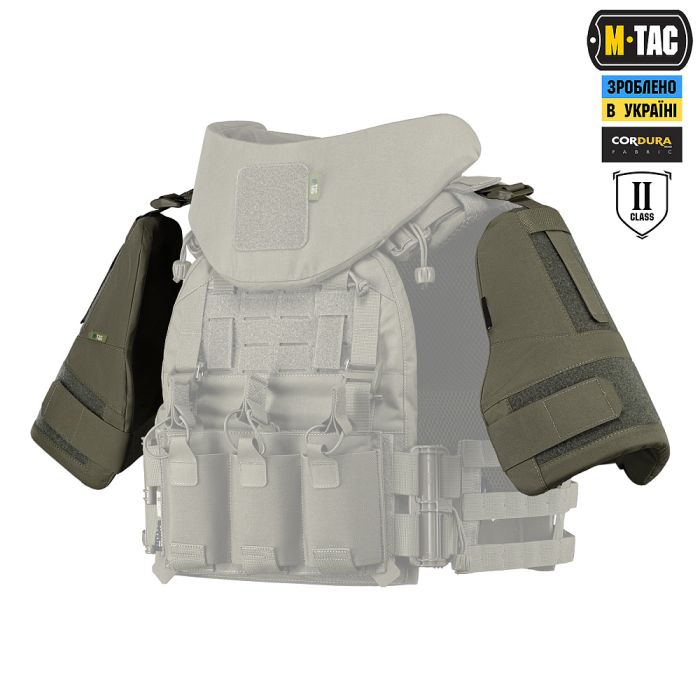 M-Tac плечовий захист з балістичними пакетами 2 клас (FMS) для Cuirass Ranger Green