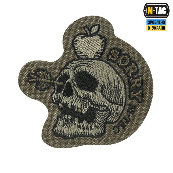 M-Tac нашивка SORRY (вишивка) Ranger Green