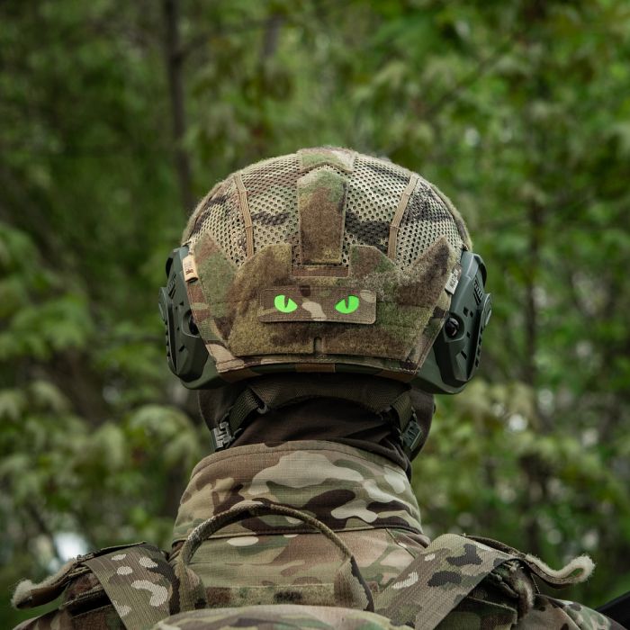 M-Tac нашивка Cat Eyes Laser Cut Multicam/Green/GID