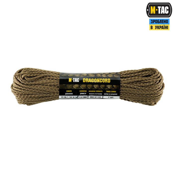 M-Tac паракорд Dragon Cord 30m Coyote