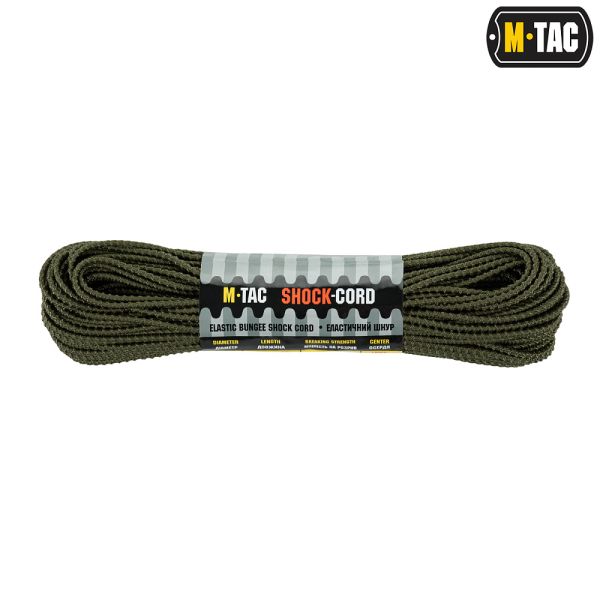 M-Tac паракорд Shock-Cord 3mm 30m Dragon Skin OD Green