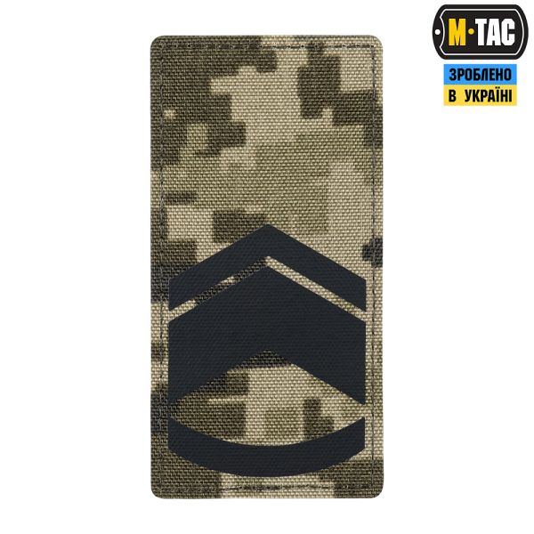 M-Tac погон на липучці майстер сержант ММ14