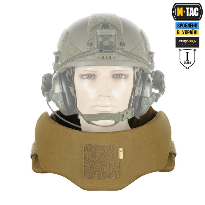M-Tac Горжет сумісний з активними навушниками 1 клас захисту Elite Coyote