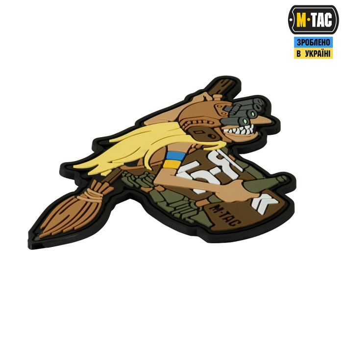 M-Tac нашивка Баба-Яга "горизонтальна" full color