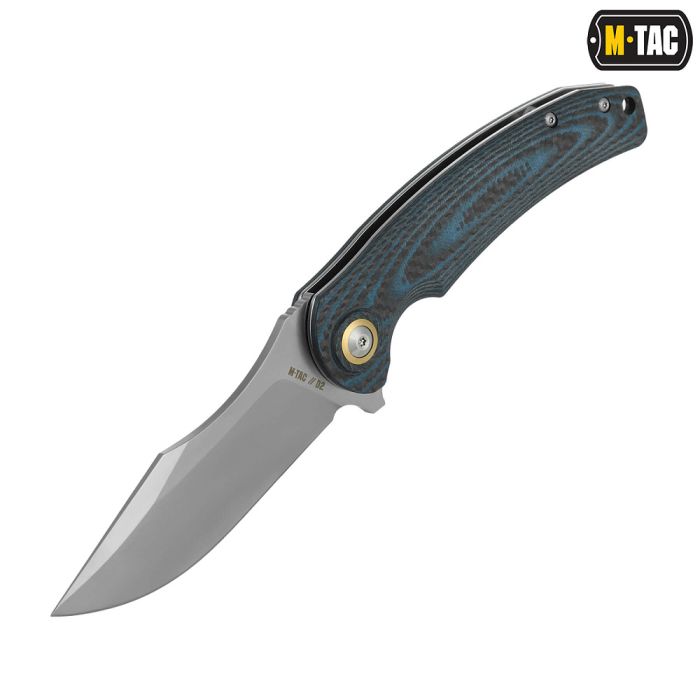 M-Tac ніж складний Type 15 Carbon/Blue