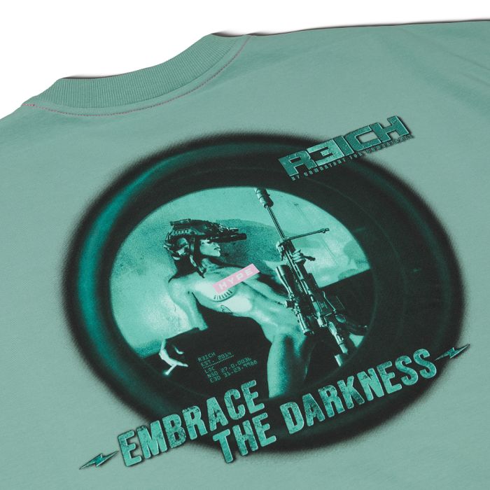 R3ICH футболка Embrace for darkness Смарагд