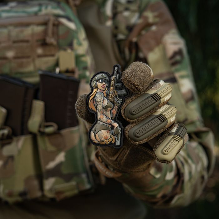 M-Tac нашивка Tactical girl №4 PVC tattoo Якудза