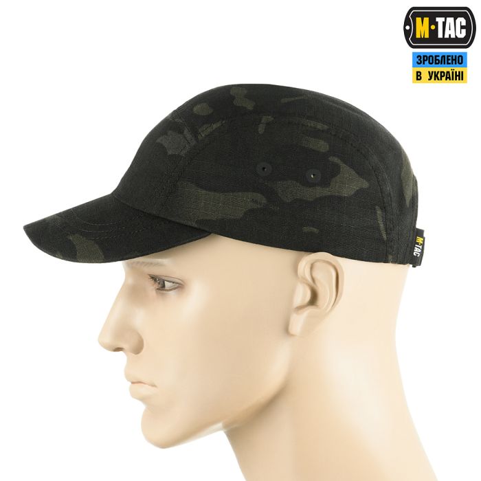 M-Tac бейсболка Five Panel NYCO Extreme Multicam Black