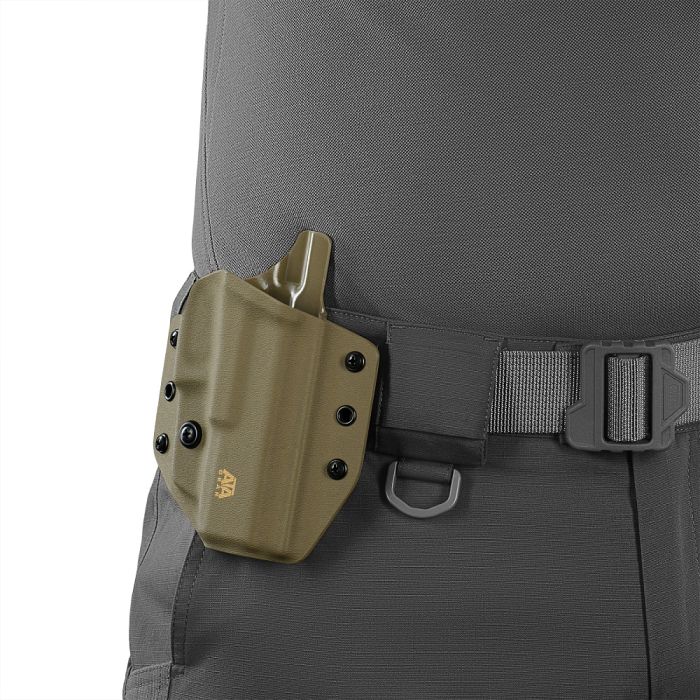 ATA Gear кобура модель Hit Factor ver.1 для зброї Glock - 17/22/47 Flat Dark Earth - Spring правша