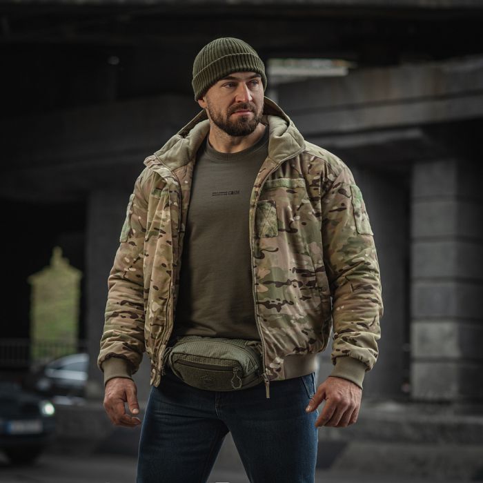 M-Tac куртка MA-1 Hooded Military Primaloft MC