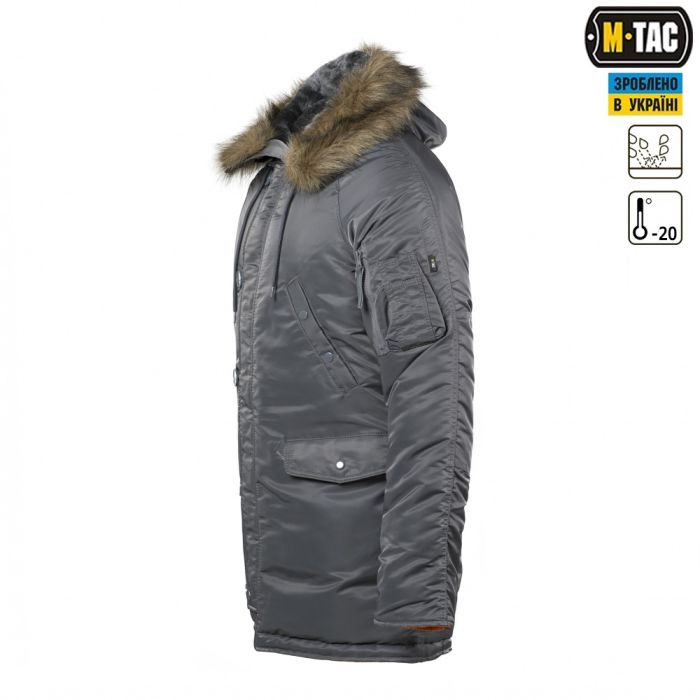 M-Tac парка N3B Зимове Сонце сіра