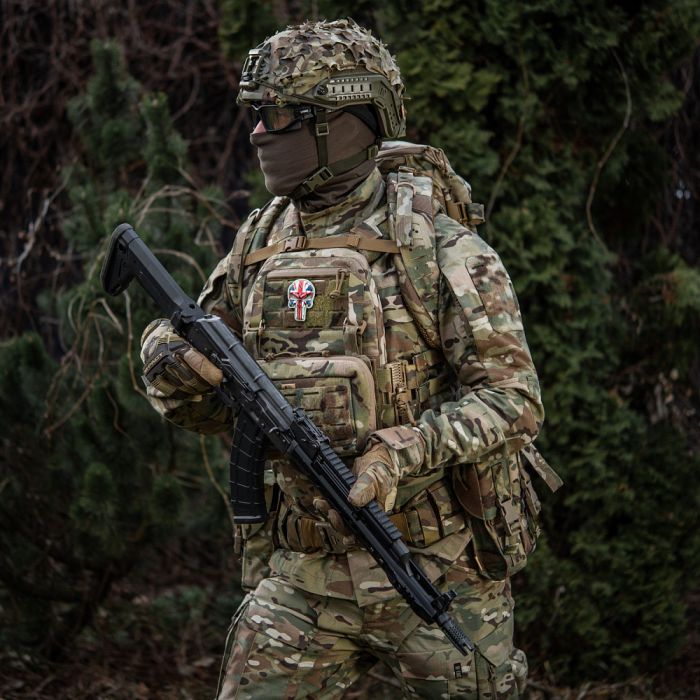 Нашивка Punisher Британія GID