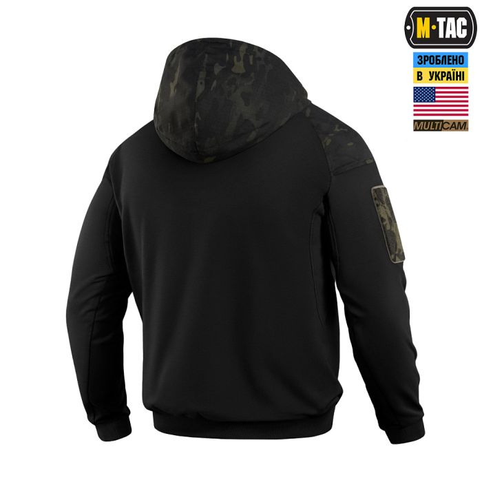 M-Tac кофта Hoodie Combat Black Multicam