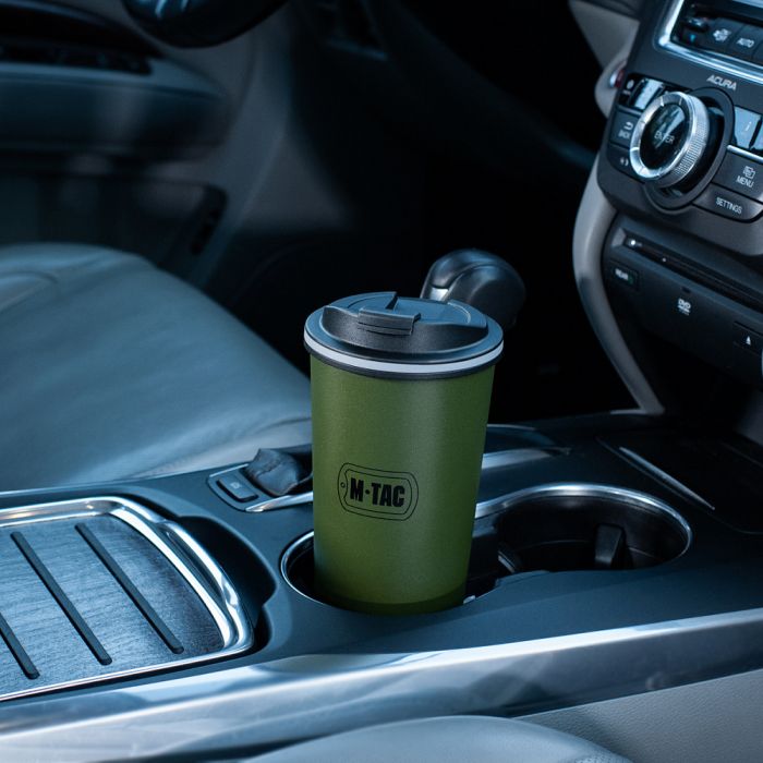 M-Tac термокружка з клапаном 450 мл олива
