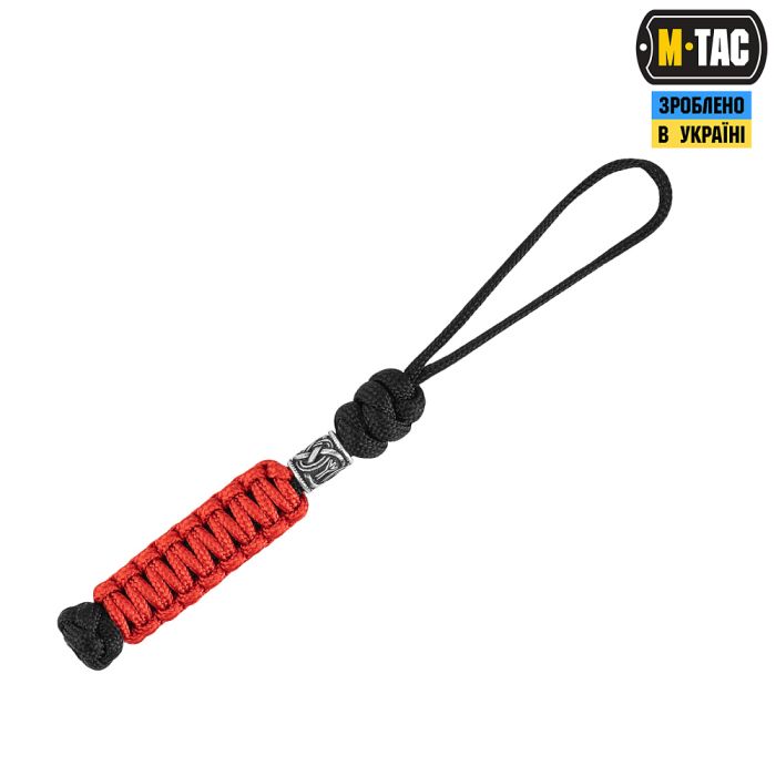 M-Tac темляк Loopy Snake Scandinavian Silver Black&Red