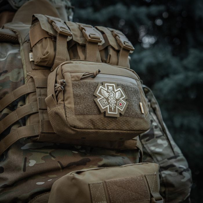 M-Tac нашивка Paramedic (вишивка) Coyote
